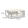 Ninove I Contemporary Style Coffee Table White FOA-CM4057C