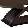 Arkley Contemporary Style Coffee Table Dark Walnut By Casagear Home FOA-CM4641C