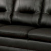 Parma Modern Plush Cushion Sofa Black By Casagear Home FOA-CM6324BK-SF