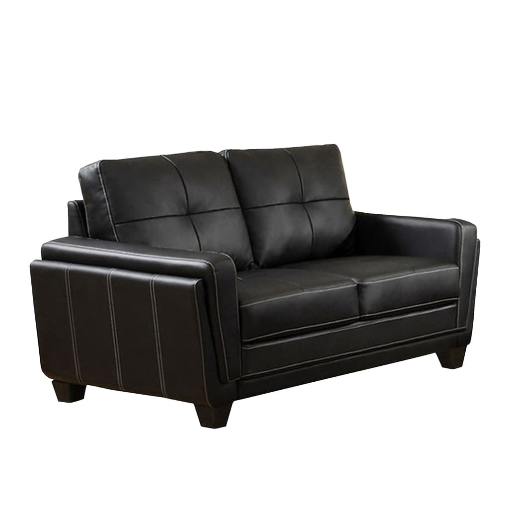 Blacksburg Contemporary Style Love Seat Black FOA-CM6485L