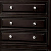 6 Drawers Transitional Style Wooden Chest Espresso Brown By Casagear Home FOA-CM7058C