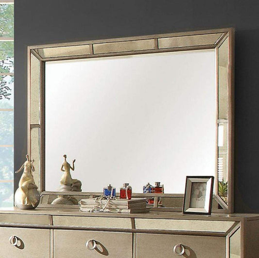 Loraine Modern Victorian Style Mirror , Gold By Casagear Home