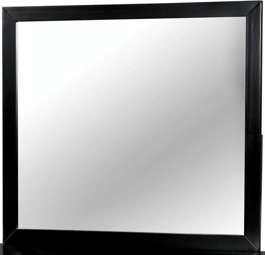 Lennart Ii Black Rectangular Mirror By Casagear Home