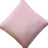 Contemporary Style Set of 2 Throw Pillows With Houndstooth Patterns Rose Pink By Casagear Home FOA-PL8003-2PK