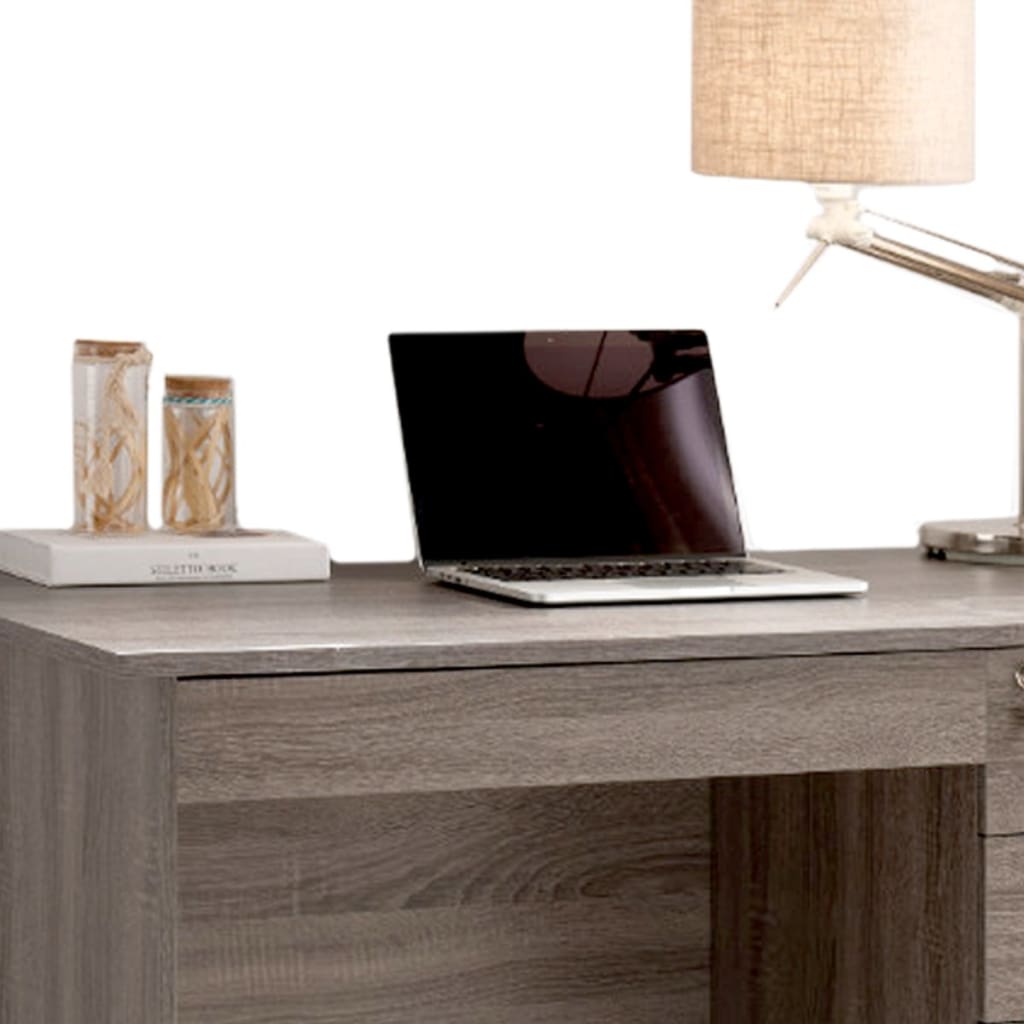 Adorning Contemporary Style Office Desk Gray IDF-161529