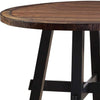 Cottage Style Round Wooden Dining Table Brown PDX-F2322