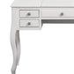 Cherub Vanity Set Featuring Stool And Mirror White By Poundex PDX-F4148