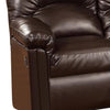 Bonded Leather Recliner Loveseat Brown By Casagear Home PDX-F6674