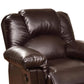 Bonded Leather Rocker/Recliner Brown PDX-F6676