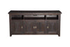 Wooden TV Stand With 3 Shelves and Cabinets Espresso Brown SDF-90920