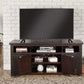 Wooden TV Stand With 3 Shelves and Cabinets Espresso Brown SDF-90920