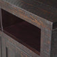 Wooden TV Stand With 3 Shelves and Cabinets Espresso Brown SDF-90920