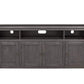 Wooden TV Stand With 3 Shelves and Cabinets Gray SDF-90921