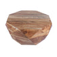 33 Inch Diamond Shape Acacia Wood Coffee Table With Smooth Top Natural Brown By The Urban Port UPT-183796