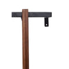 Industrial 3 Tier Mango Wood Ladder Storage Wall Shelf with Tubular Frame Brown and Black By The Urban Port UPT-197867