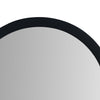 28 Round Wooden Floating Beveled Wall Mirror Black By The Urban Port UPT-226273