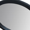 28 Round Wooden Floating Beveled Wall Mirror Black By The Urban Port UPT-226273