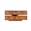 32 Inch Square Box Design Wooden Coffee Table with Swivel Storage Top and Drawer,Brown By The Urban Port UPT-229063