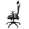 Adjustable Headrest Ergonomic Swivel Office Chair with Padded Seat and Casters Black and Gray By The Urban Port UPT-230094