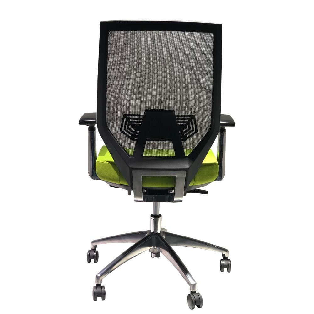 Adjustable Mesh Back Ergonomic Office Swivel Chair with Padded Seat and Casters Green and Gray By The Urban Port UPT-230095