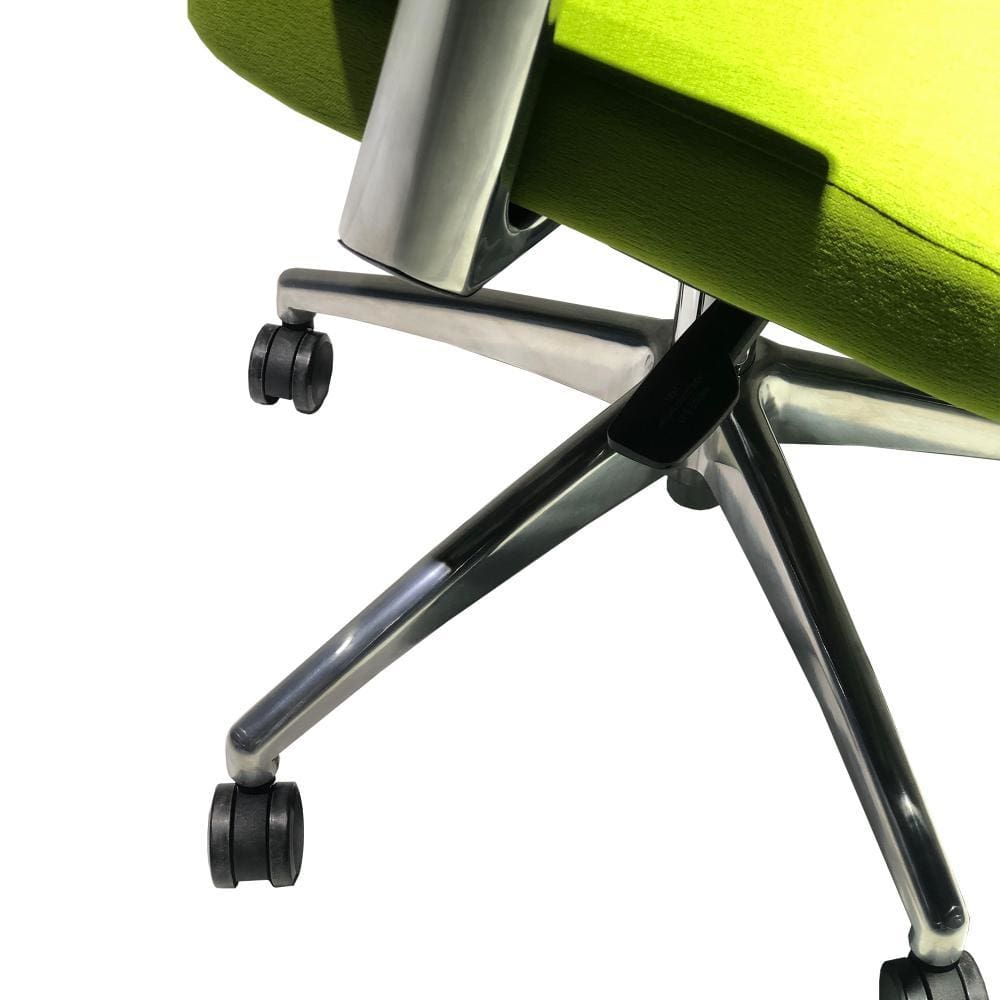 Adjustable Mesh Back Ergonomic Office Swivel Chair with Padded Seat and Casters Green and Gray By The Urban Port UPT-230095