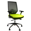 Adjustable Mesh Back Ergonomic Office Swivel Chair with Padded Seat and Casters Green and Gray By The Urban Port UPT-230095