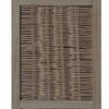 4 Panel Foldable Wooden Divider Privacy Screen with Willow Weaved Design Antique White By The Urban Port UPT-230662