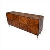 2 Door Mid Century Modern Wooden Buffet Storage Sideboard Cabinet Brown By The Urban Port UPT-231465