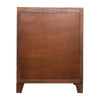 35 Inch 3 Drawer Wooden 15 Bottle Wine Accent Cabinet with 1 Door Storage Brown By The Urban Port UPT-238087