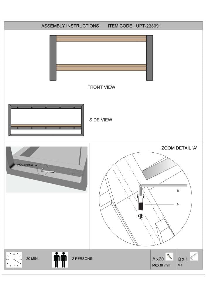 Rectangular Rustic Wooden Coffee Table with Planked Bottom Shelf Multicolor By The Urban Port UPT-238091