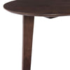 Mango Wood Round Side Table with and Cantilever Base Brown By The Urban Port UPT-262411