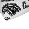 20 x 20 Square Accent Throw Pillow Paisley Print With Filler Black White By The Urban Port UPT-266360