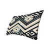 12 x 20 Rectangular Cotton Accent Lumbar Pillow Classic Aztec Pattern White Black By The Urban Port UPT-268956