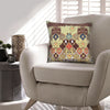 18 x 18 Square Accent Pillow Printed Unique Quatrefoil Design Knife Edge Polyester Filler Multicolor By The Urban Port UPT-268965