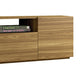 70.86 Inch Wooden TV Stand with 2 Doors and 1 Drawer Natural Brown By The Urban Port UPT-271303