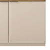 36 Inch Wooden Accent Cabinet with 2 Doors Brown and Off White By The Urban Port UPT-271306