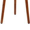 18 Inch Round Acacia Wood Side Accent End Table with 3 Tabletop Sections Warm Brown By The Urban Port UPT-272009