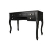 Cherub Vanity Set Featuring Stool And Mirror Black By Poundex PDX-F4146