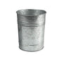 Galvanized Set of Three Planters With Tray Gray I305-HGM007