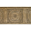 Wooden Trunk with Lift Top Storage and Medallion Wood Carving Distressed Brown By The Urban Port UPT-263768