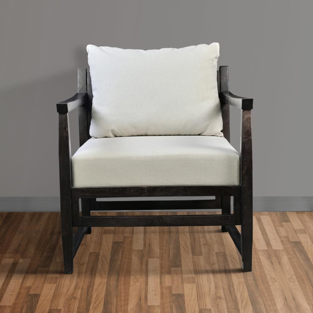 Malibu Accent Chair with Open Wood Frame By The Urban Port UPT-270562