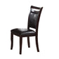 Retro Style Set Of Two Wooden Dining Chairs In Dark Brown PDX-F1388