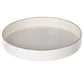 Sturdy Wooden Round Tray White ABH-42537-WHIT