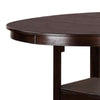 Wooden Counter Height Table Brown PDX-F2345